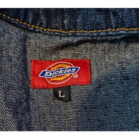 Dickies Girl Zipper Closure Madison Demin Jacket Size Large - Picture 6 of 8